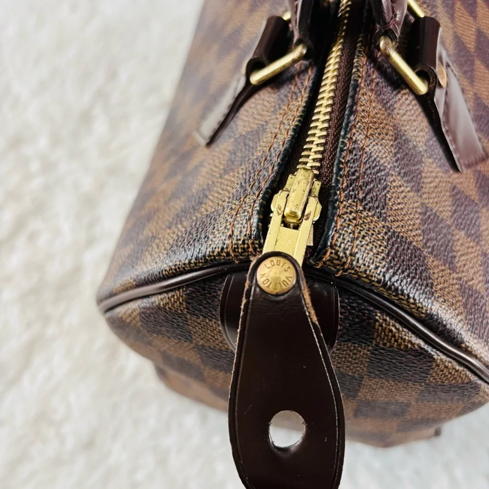 Louis Vuitton Damier Ebene Speedy 25 Bag - Picture 8 of 16
